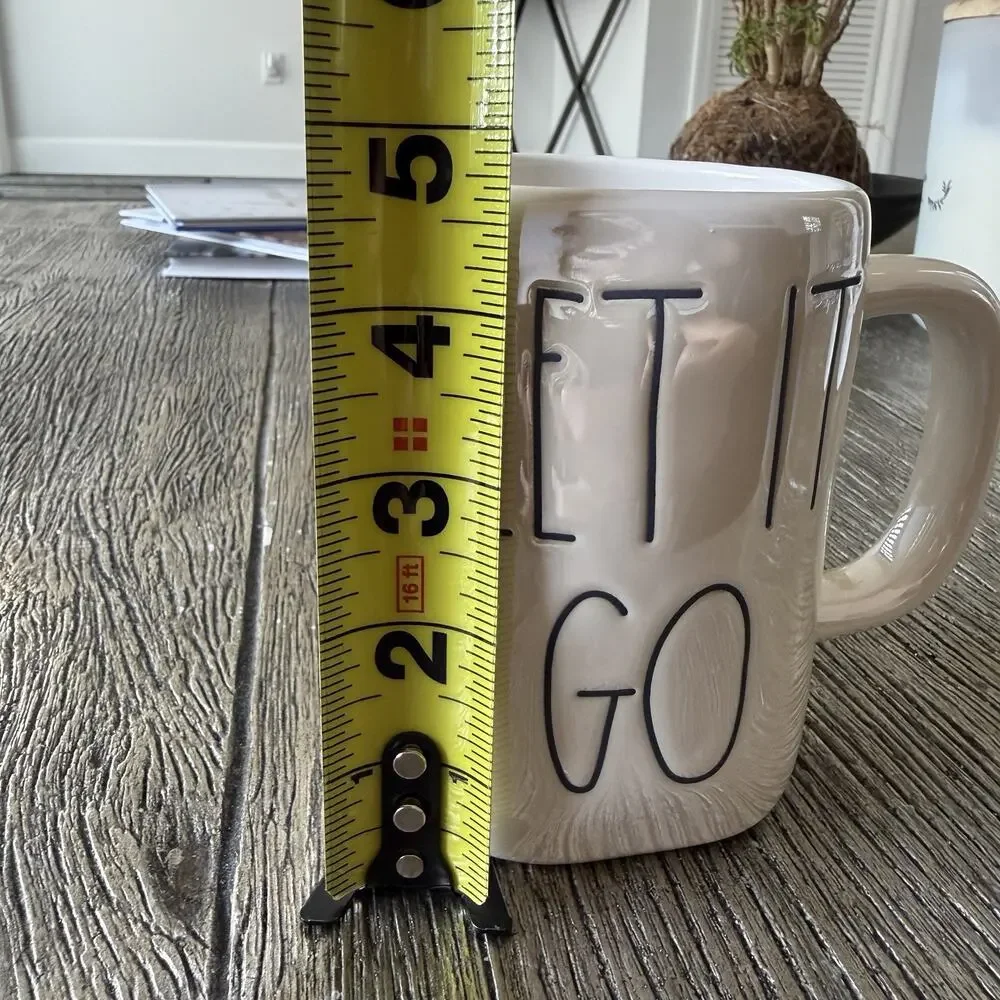 Rae Dunn Disney Frozen LET IT GO Elsa Large 18 Oz Mug Iridescent Artisan Collect